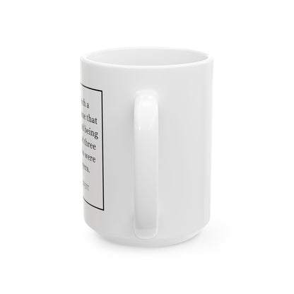 Warren Buffet Bridge Quote Mug, 15oz
