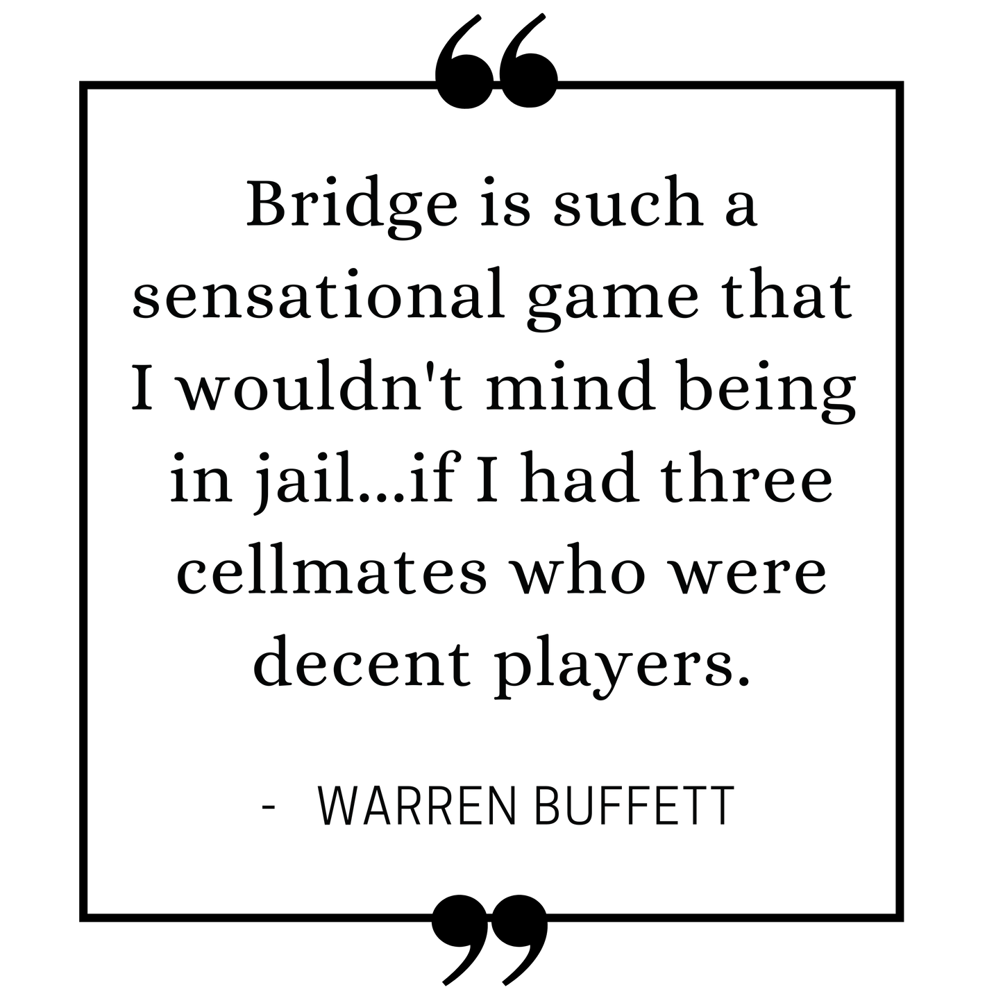 Warren Buffet Bridge Quote Mug, 15oz