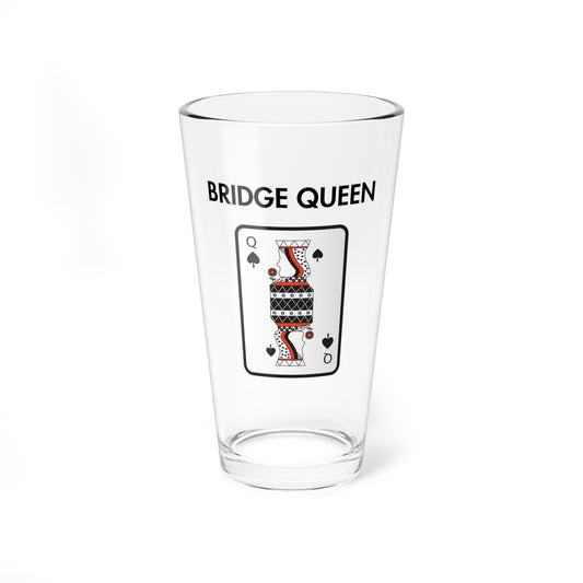 Bridge Queen Glass, 16 oz
